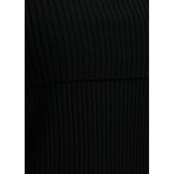 Essentiel Antwerp Black off-shoulder sweater | Sweaters | Coveti