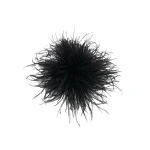 Essentiel Antwerp Black ostrich feather brooch 0 Essentiel Antwerp Black ostrich feather brooch | Brooches & Pins | Coveti