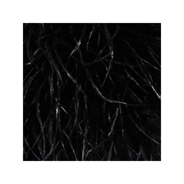 Essentiel Antwerp Black ostrich feather brooch | Brooches & Pins | Coveti