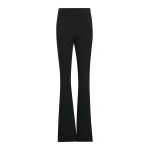 Essentiel Antwerp Black rhinestone-embellished flared pants | Pants | Coveti