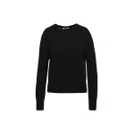 Essentiel Antwerp Black sweater with back tie | Sweaters | Coveti
