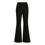 Essentiel Antwerp Black trumpet-shaped tailored pants | Tailored Pants | Coveti