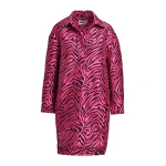 Essentiel Antwerp Bright pink zebra-print mini dress | Mini Dresses | Coveti