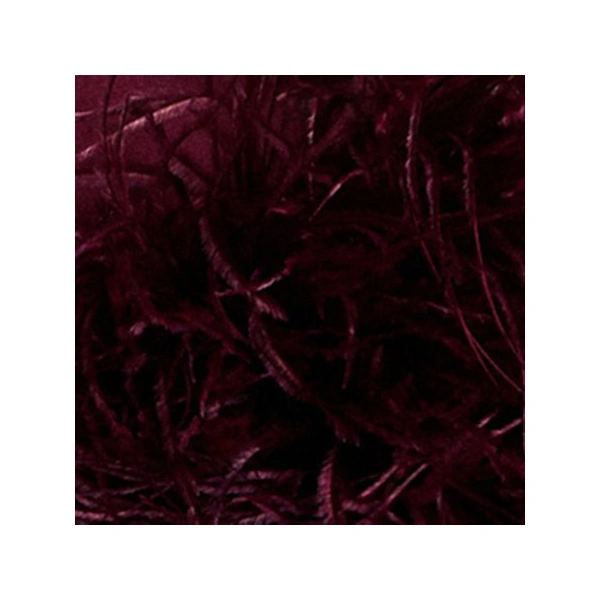 Essentiel Antwerp Burgundy ostrich feather brooch | Brooches & Pins | Coveti