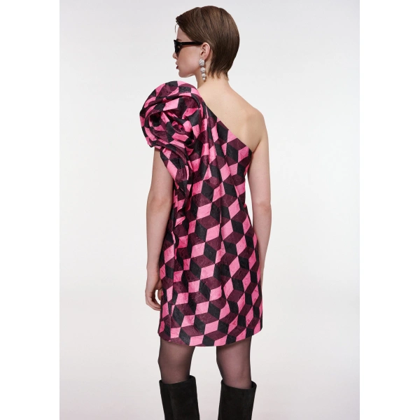 Essentiel Antwerp Geometric-print mini dress | Mini Dresses | Coveti
