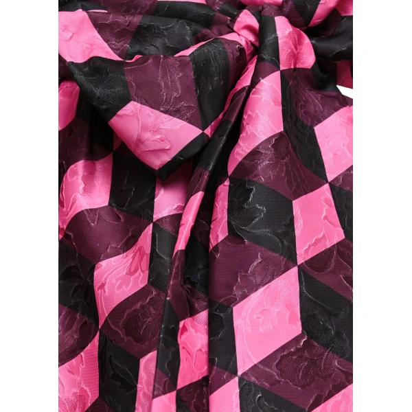 Essentiel Antwerp Geometric-print pussy-bow top | Blouses | Coveti