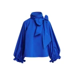 Essentiel Antwerp Oversized pussy-bow top Oversized pussy-bow top
