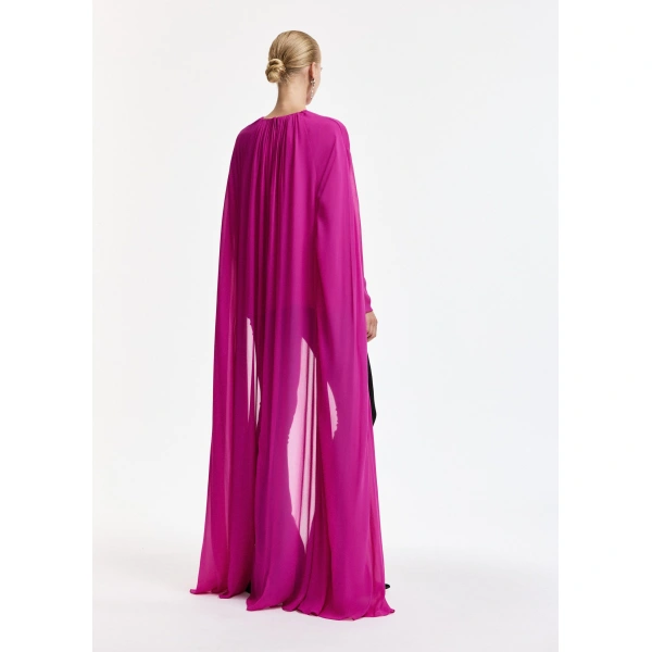 Essentiel Antwerp Pink cape-effect top | Blouses | Coveti