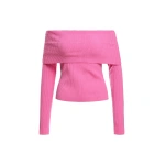 Essentiel Antwerp Pink off-shoulder sweater 0 Essentiel Antwerp Pink off-shoulder sweater | Sweaters | Coveti