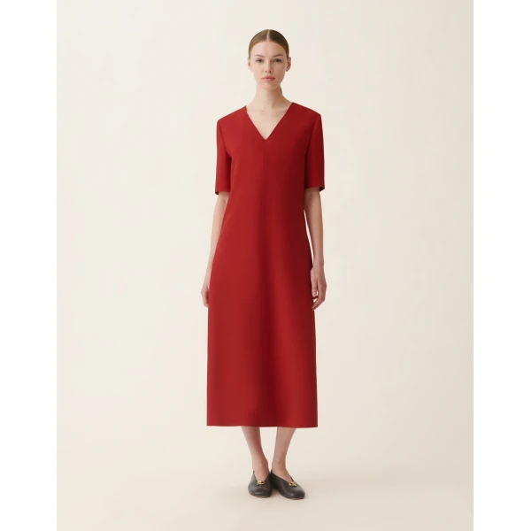 Fabiana Filippi Cady Dress in Red