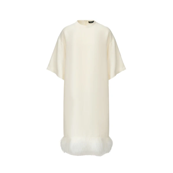 Cady Maxi T-shirt Dress in Butter
