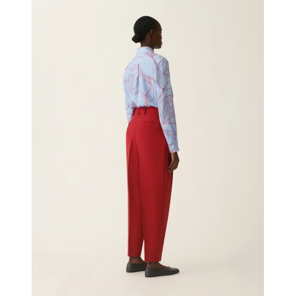 Fabiana Filippi Cady Trousers in Red