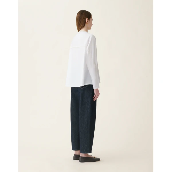 Fabiana Filippi Cotton Jersey T-shirt in Optical White