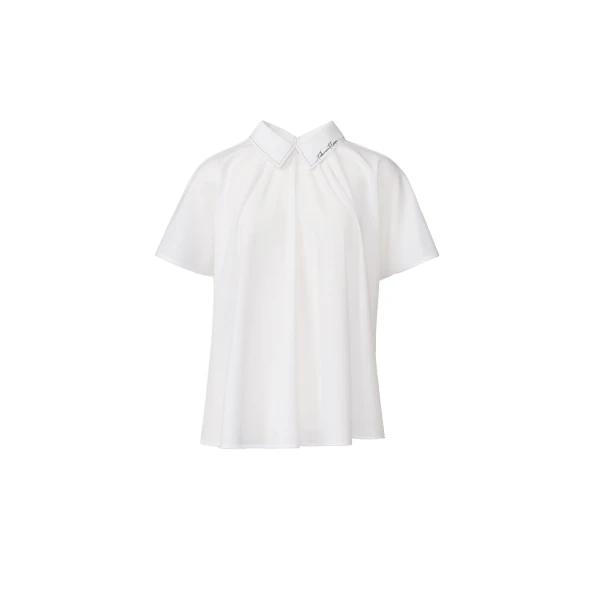 Cotton Jersey Top in Optical White