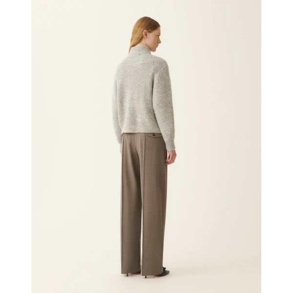 Fabiana Filippi Donegal Lurex Cropped Bomber in Cachà