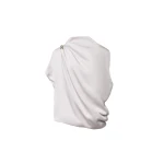 Fabiana Filippi Glossy Enver Satin Top in Stone