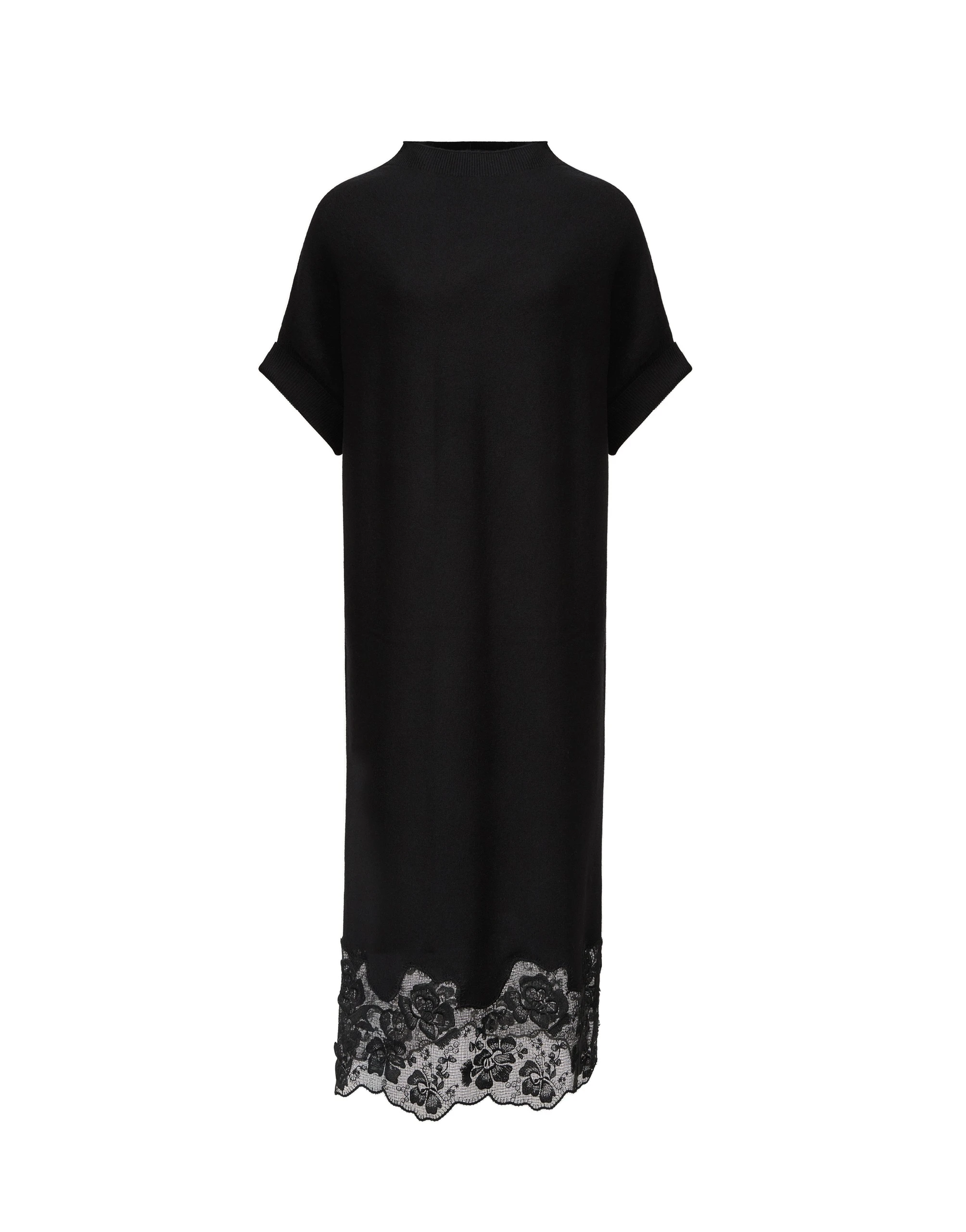 Fabiana-Filippi-Kimono-Wool-Dress-in-Black Fabiana Filippi Kimono Wool Dress in Black