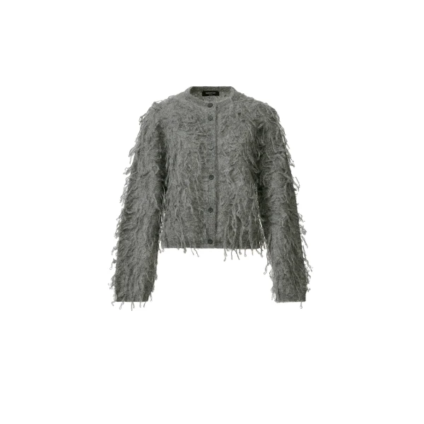 Fabiana Filippi Mohair Cardigan in Charcoal