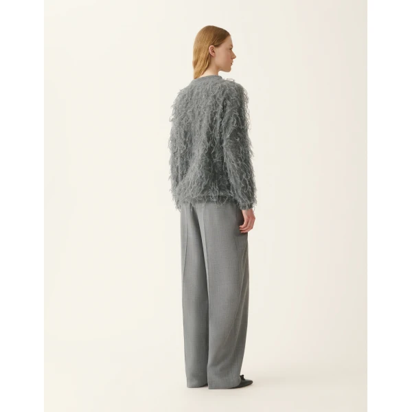 Fabiana Filippi Mohair Sweater in Charcoal