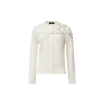 Fabiana Filippi Platinum Cardigan in Raffia
