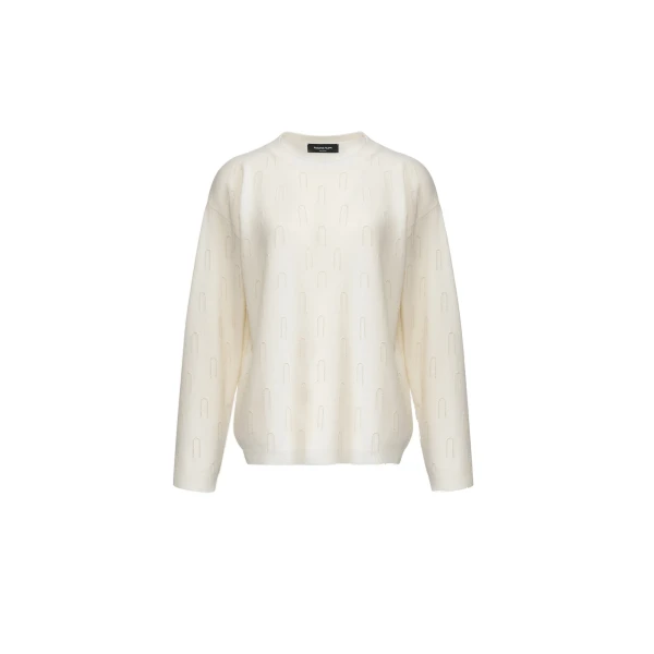 Platinum Sweater in Raffia