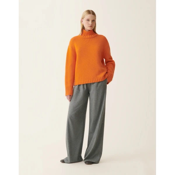 Fabiana Filippi Platinum Sweater in Vitamin Orange