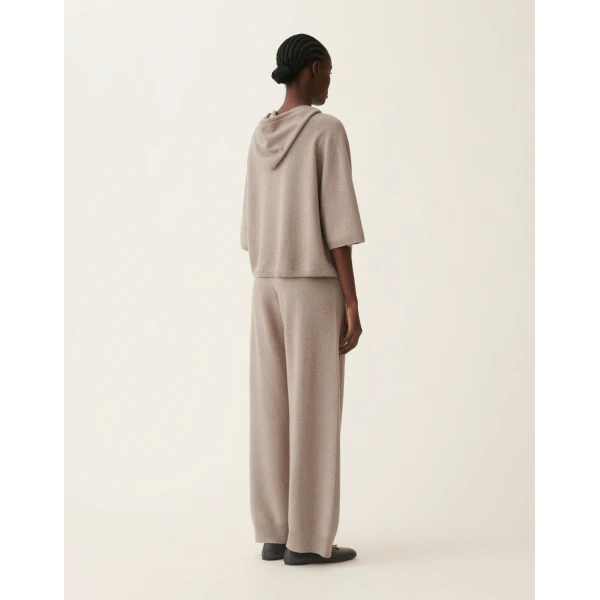 Fabiana Filippi Platinum Sweater with Lurex in Mocha