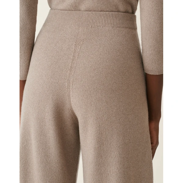 Fabiana Filippi Platinum Trousers with Lurex in Mocha