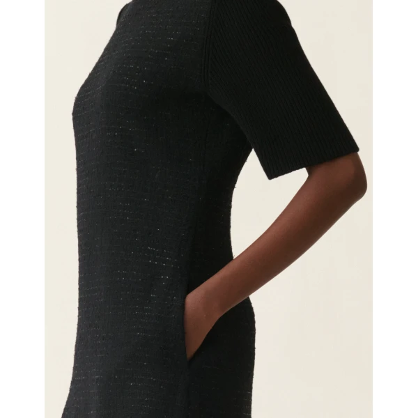 Fabiana Filippi Sequin Dress in Black