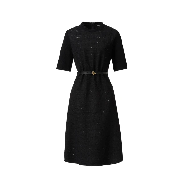 Sequin Dress in Black
