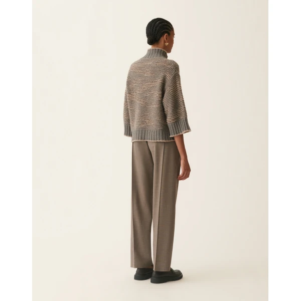 Fabiana Filippi Sequin Sweater in Falcon