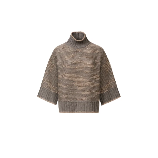 Sequin Sweater in Falcon