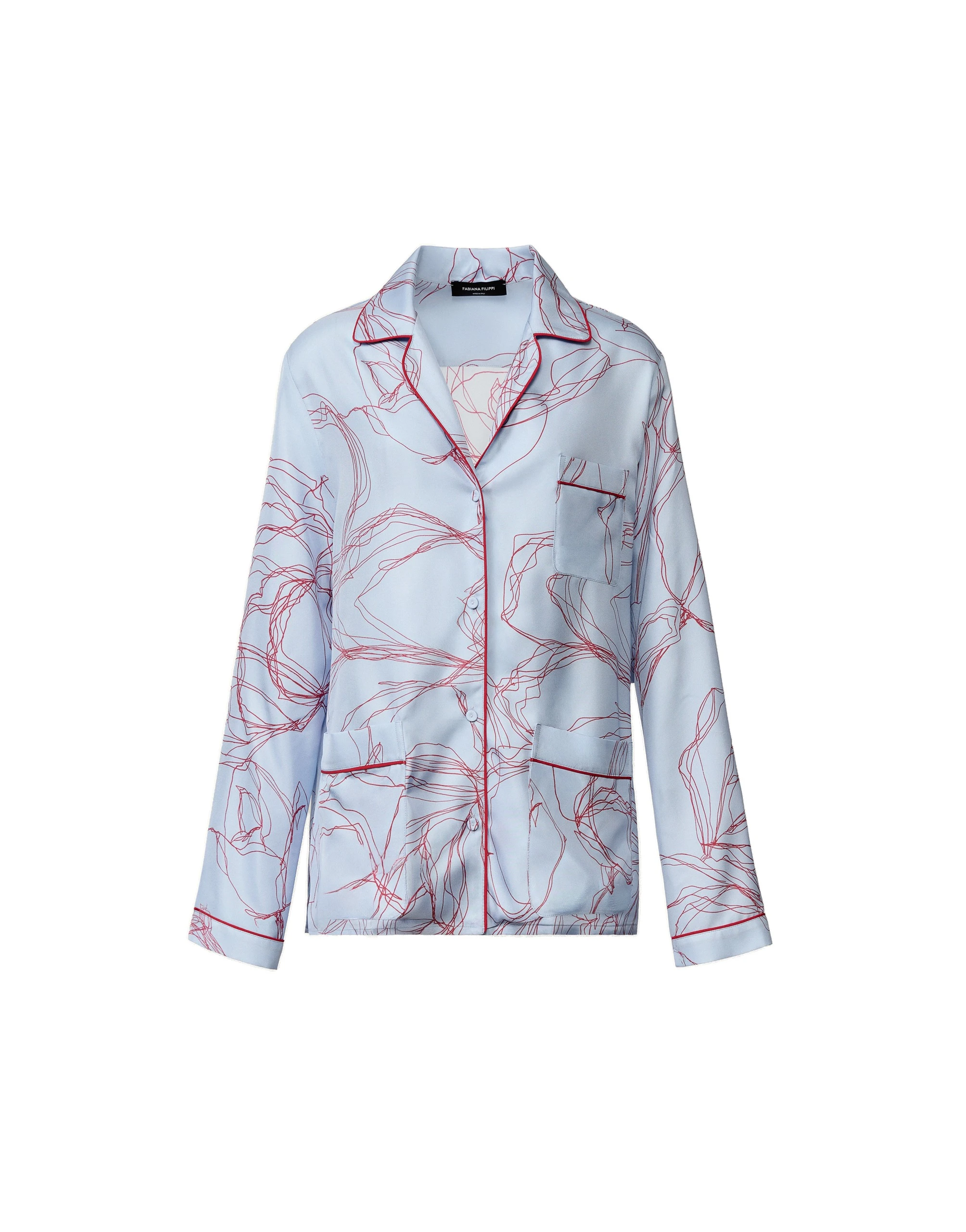 Fabiana-Filippi-Silk-Twill-Shirt-in-Light-Blue Fabiana Filippi Silk Twill Shirt in Light Blue