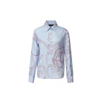 Fabiana Filippi Silk Twill Shirt in Light Blue