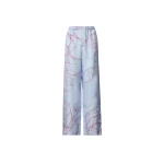 Fabiana Filippi Silk Twill Trousers in Light Blue