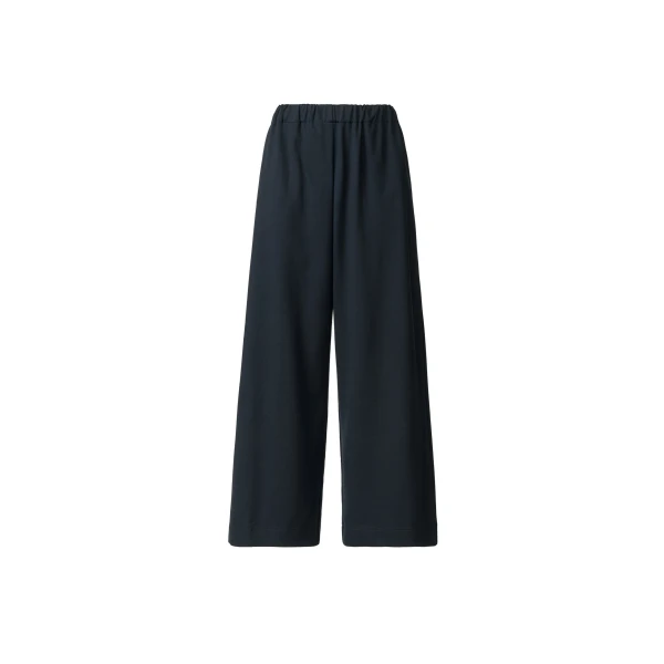 Trevi Trousers in Milano Stitch Jersey, Midnight Blue