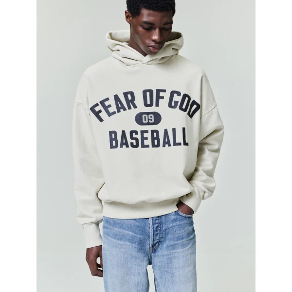 Fear of God 09 Classic Hoodie in Dirty Ivory | Sweatshirts | Coveti