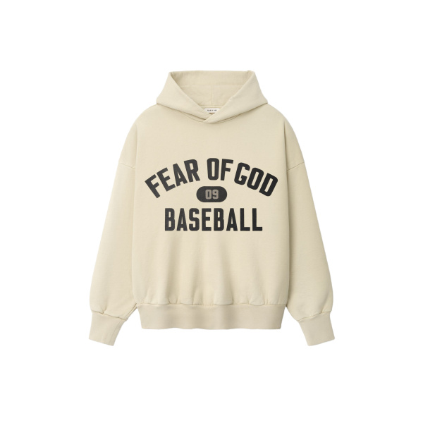 Fear of God 09 Classic Hoodie in Dirty Ivory | Coveti