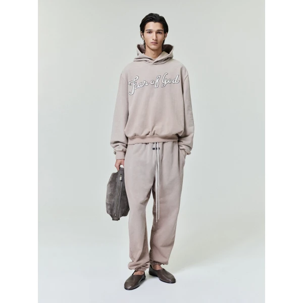 Fear of God 26 Classic Half Raglan Hoodie in Dune Pearl | Sweatshirts | Coveti