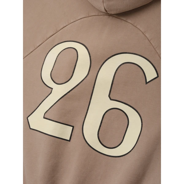 Fear of God 26 Classic Half Raglan Hoodie in Dune Pearl | Sweatshirts | Coveti