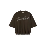 Fear of God 43 Cut Sleeve Sweatshirt in Dark Brown | Coveti