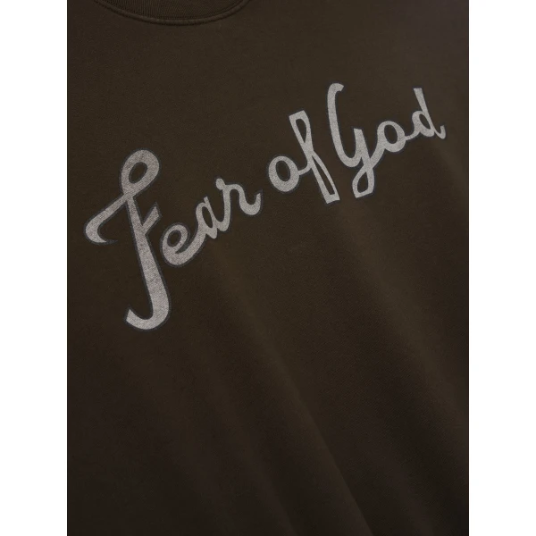 Fear of God 43 Cut Sleeve Sweatshirt in Dark Brown | Sweatshirts | Coveti