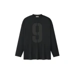 Fear of God 9 Long Sleeve Tee in Black | Coveti