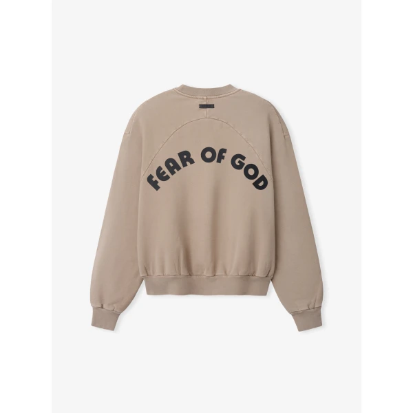 Fear of God Baseball Classic Half Raglan Sweatshirt in Dune Pearl | Sweatshirts | Coveti