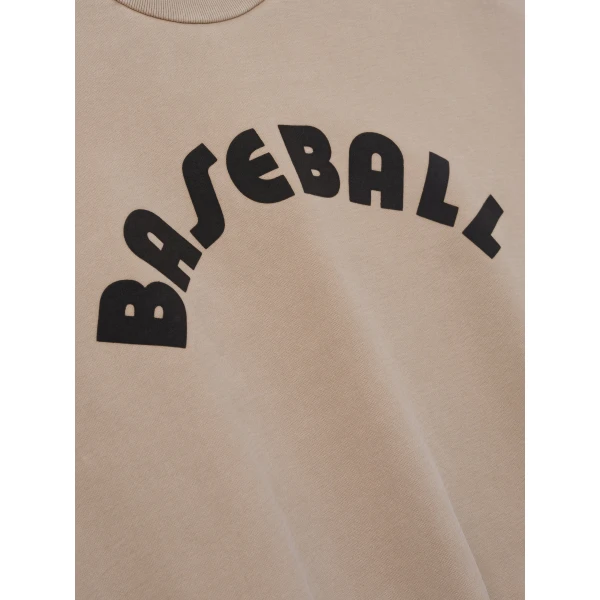 Fear of God Baseball Classic Half Raglan Sweatshirt in Dune Pearl | Sweatshirts | Coveti