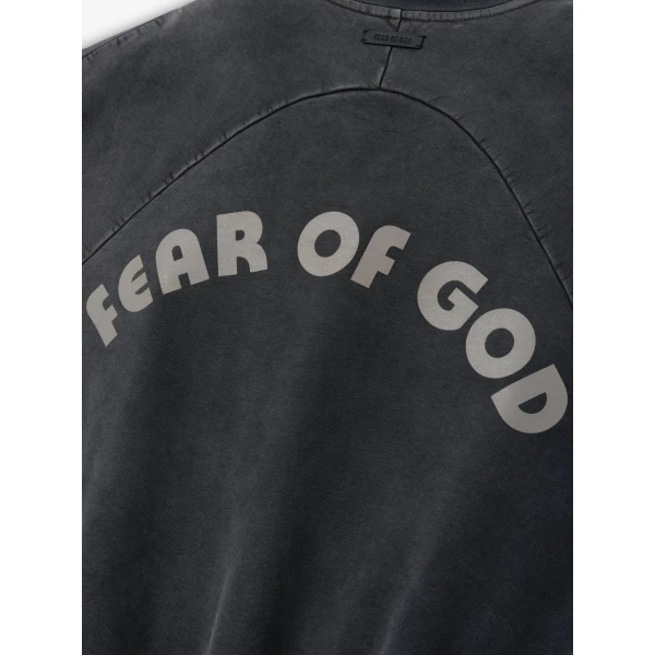 Fear of God Baseball Classic Half Raglan Sweatshirt in Off Black | Sweatshirts | Coveti