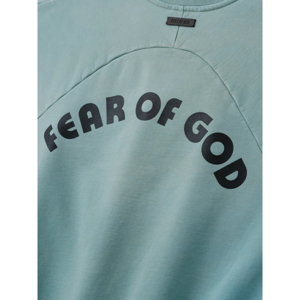 Fear of God Baseball Classic Half Raglan Sweatshirt in Sky | Sweatshirts | Coveti