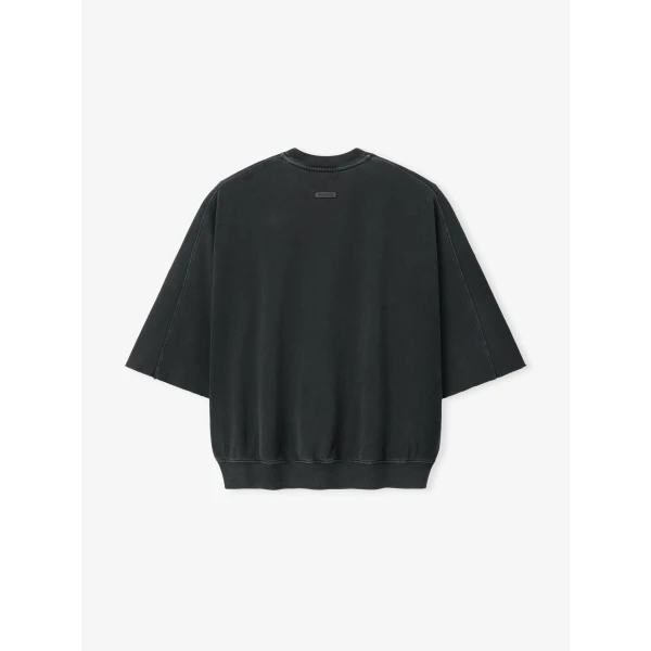 Fear of God Baseball Cut Sleeve Sweatshirt in Black | Sweatshirts | Coveti