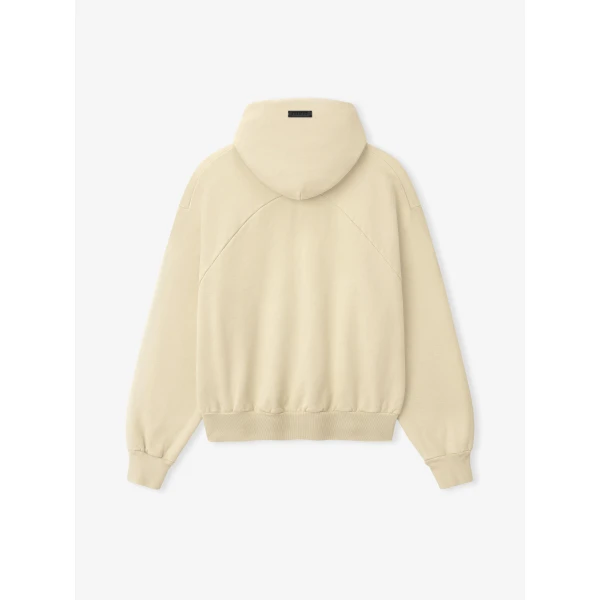 Fear of God Classic Half Raglan Hoodie in Dirty Ivory | Sweatshirts | Coveti
