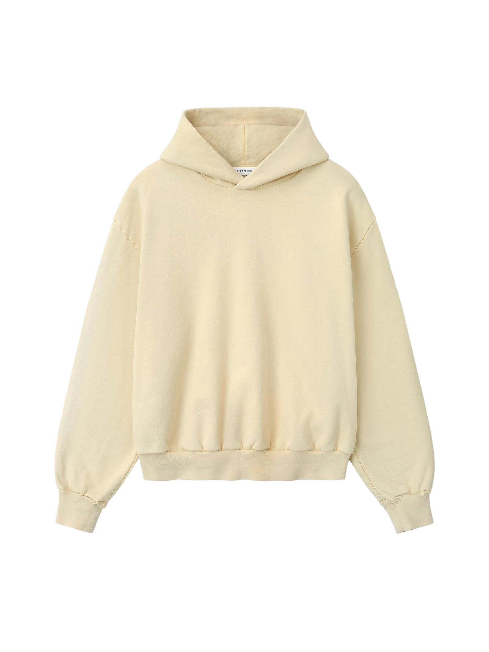 Fear of God Classic Half Raglan Hoodie in Dirty Ivory Fear of God Classic Half Raglan Hoodie in Dirty Ivory | Coveti